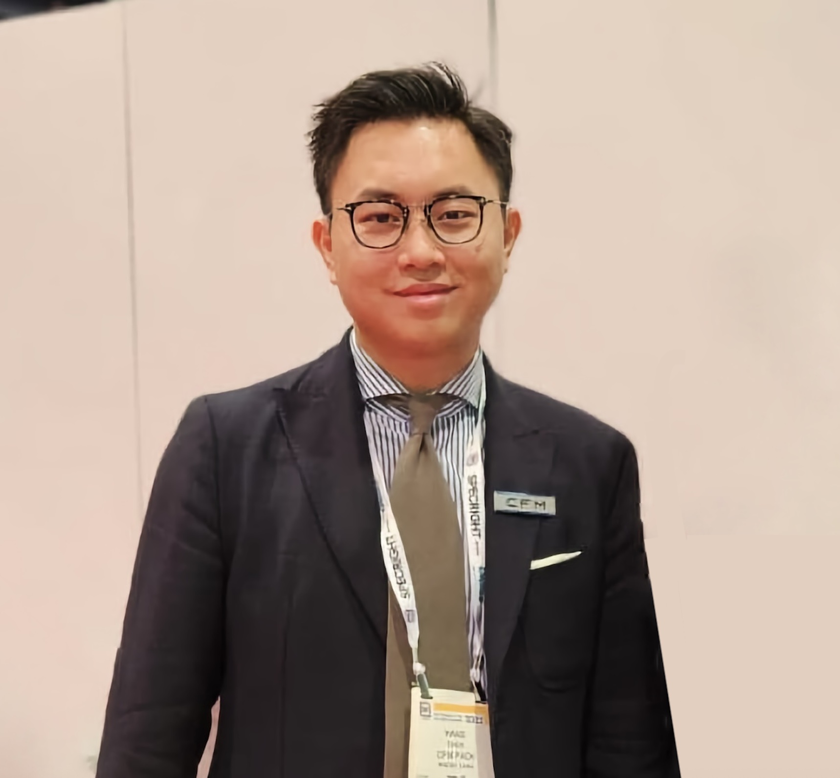 Hans Chen at a customer site